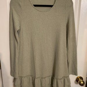 Waffle Long Sleeve Top
